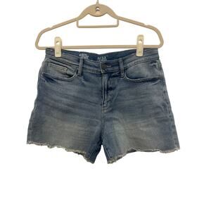 A.N.A A New Approach High-Rise Distressed Hem Denim Short 3.5 Inseam Size 4